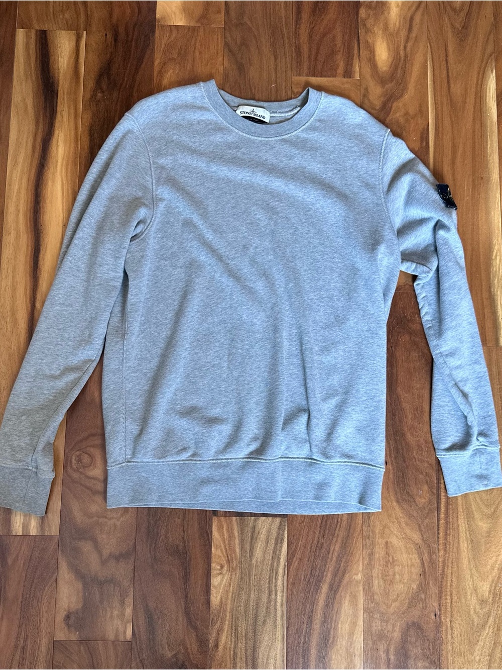 Stone Island Grey Crewneck Sweatshirt